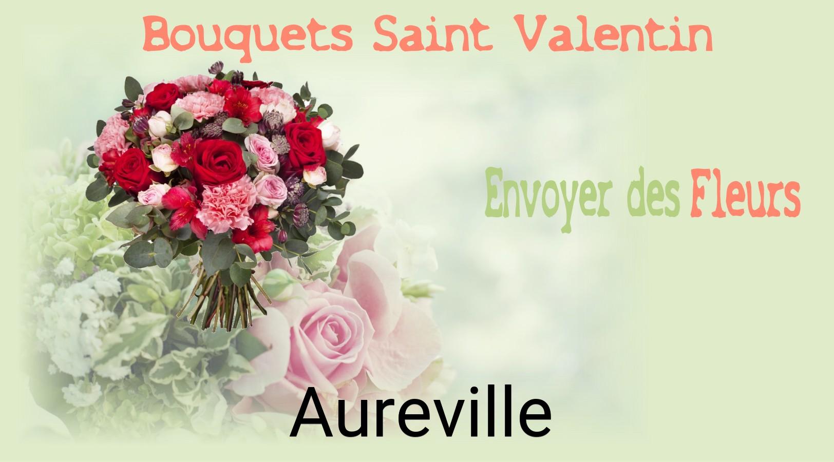 Roses de Saint-Valentin livrées à Aureville